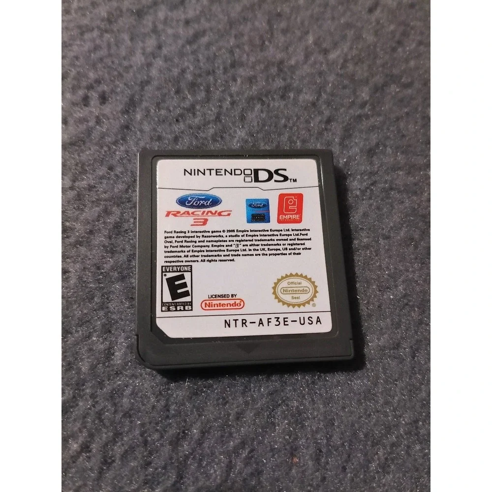 Ford Racing 3 Nintendo DS Video Game Racing Multiplayer